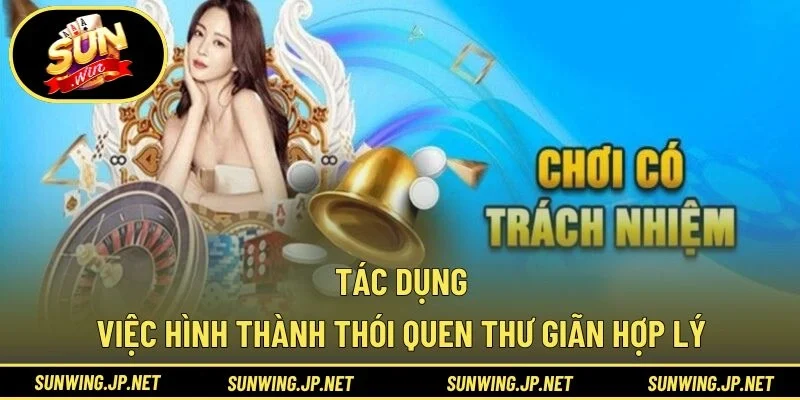 Tác dụng của việc hình thành thói quen thư giãn hợp lý